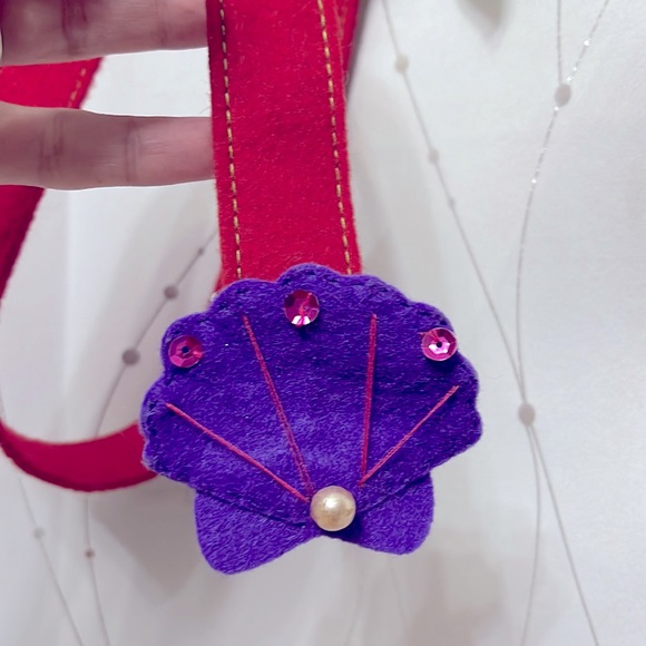 🧜🏻♀️Handmade mermaid decorative hair bow holder with shell - Picture 4 of 10